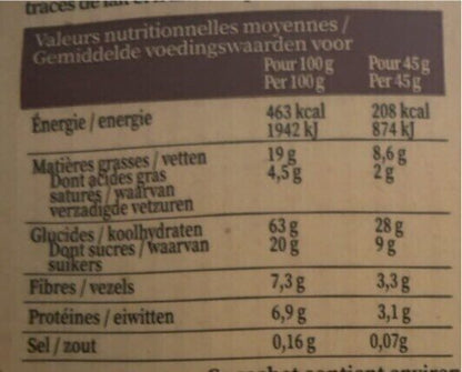 Chocolat noir sans gluten