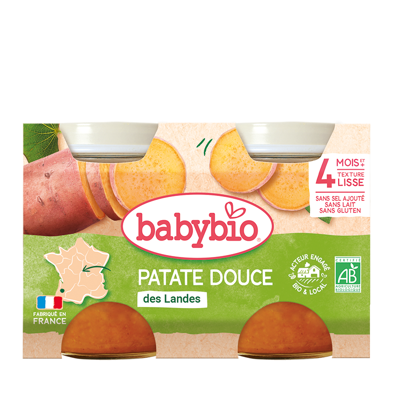 Petit Pot Purée Patate Douce Bio (Dès 4 mois) | Babybio