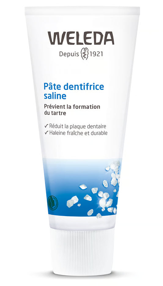 Pate dentrifice saline - Prévient la formation du tartre
