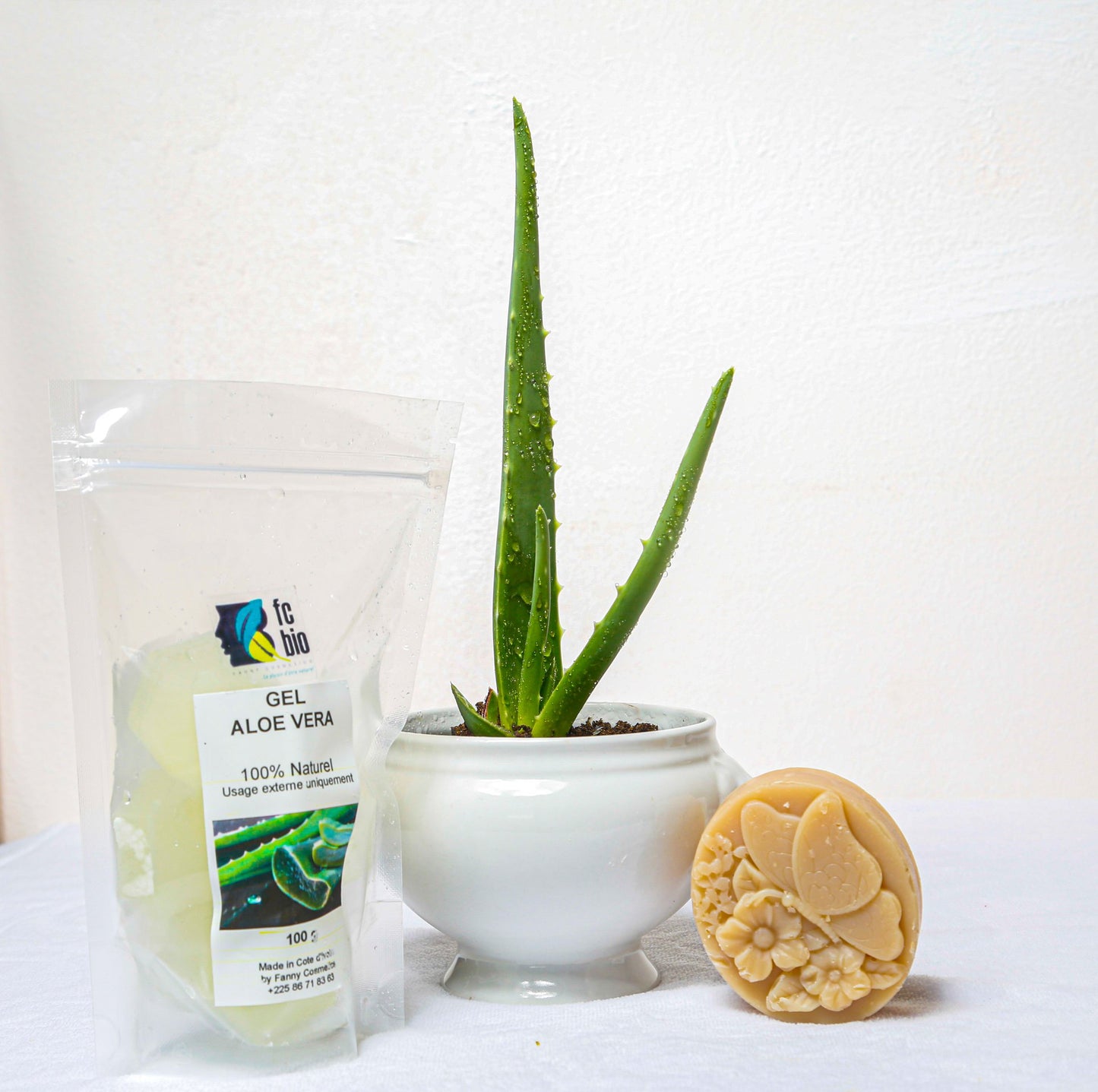 Savon Hydratant & Apaisant à l'Aloé Vera | FC Bio