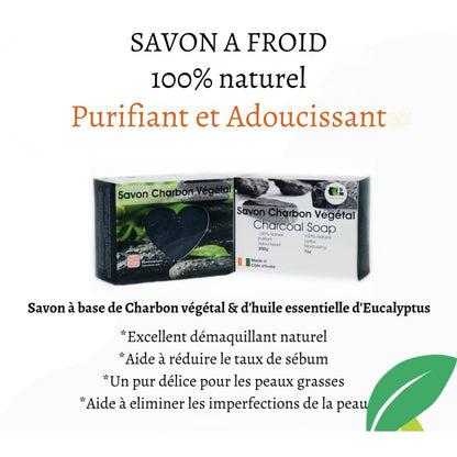 Savon Détoxifiant au Charbon Végétal | FC Bio