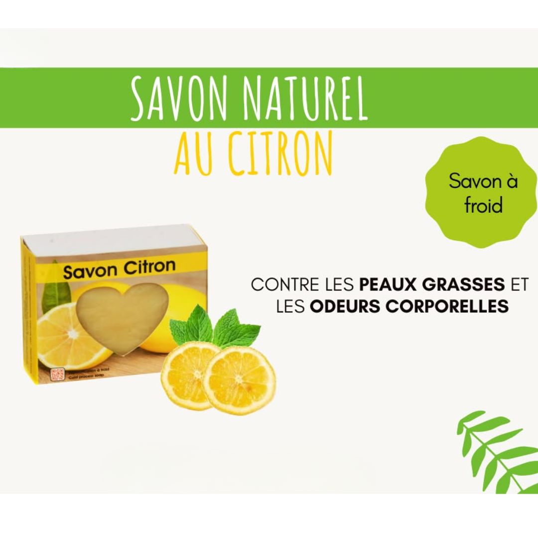 Savon Naturel Astringent au Citron | FC Bio