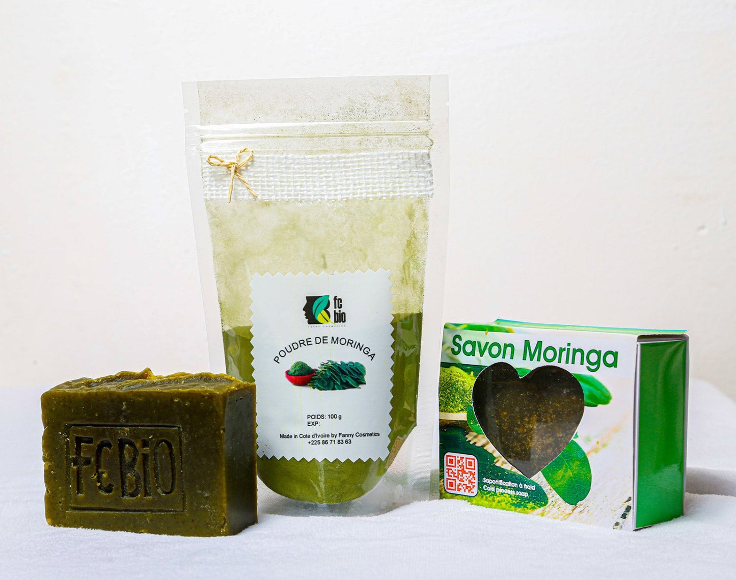 Savon Naturel Purifiant au Moringa | FC Bio