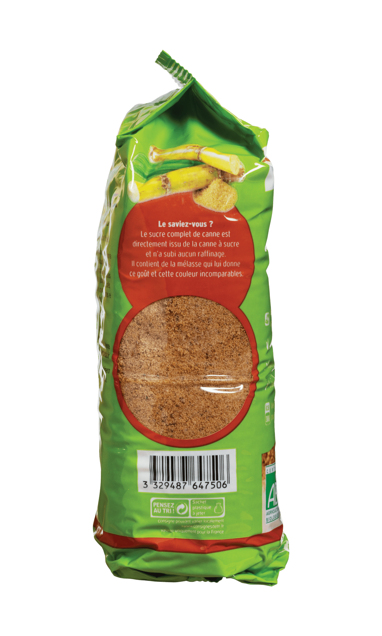 Sucre de canne complet - Biodoux